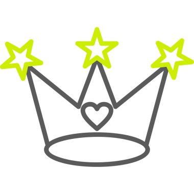 kupa simgesi olan taç, taslak biçimi