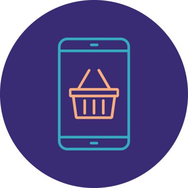 vektör cep telefon simgesi