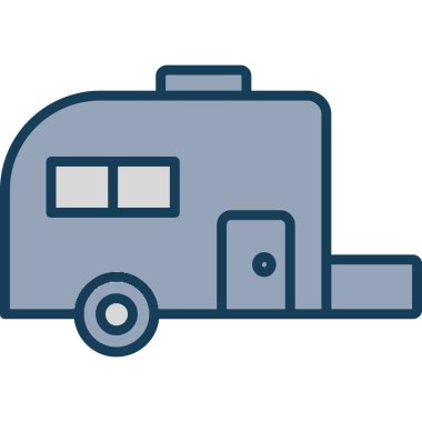 Araç karavanı çizimi