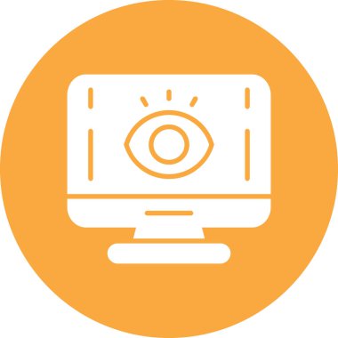 Kamera. Web simgesi basit illüstrasyon