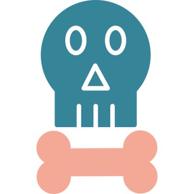 Öldüler. Web simgesi basit illüstrasyon