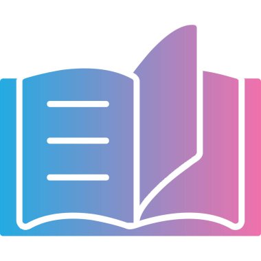 kitap simgesi vektör illüstrasyonu