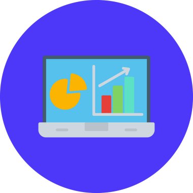 Grafik vektör simgesi modern basit vektör illüstrasyonu