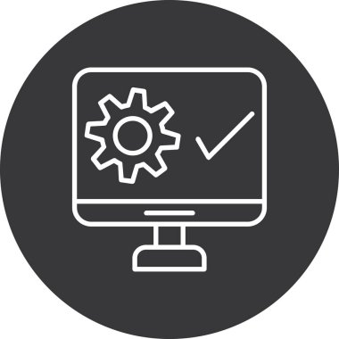 seo modern simgesinin vektör illüstrasyonu