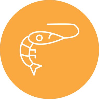 balık simgesi vektör illüstrasyonu