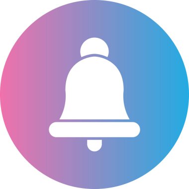 Çan simgesi vektör illüstrasyonu