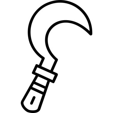 Kürek. Web simgesi basit illüstrasyon