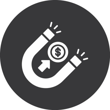 Bozuk para. Web simgesi basit illüstrasyon