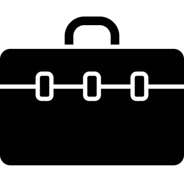 bagaj ikonu, vektör illüstrasyonu. seyahat