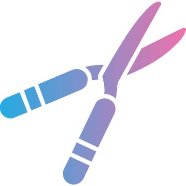 Çizgi film ve renkli fırça simgesinin vektör çizimi