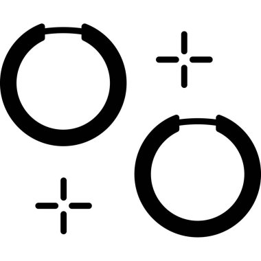 Bir dizi farklı sembol. izole vektör simgesi