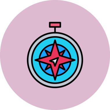 Pusula simgesi vektör resimlemesi