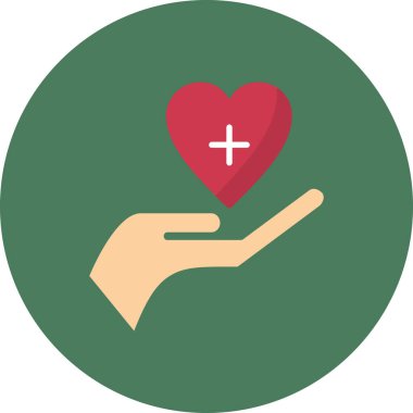 kalp vektör simgesi, modern biçim