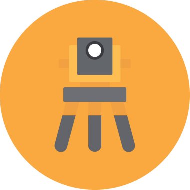 Kamera. Web simgesi basit illüstrasyon