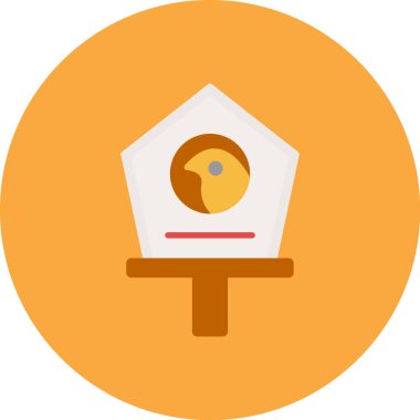 Bir simgenin vektör illüstrasyonu