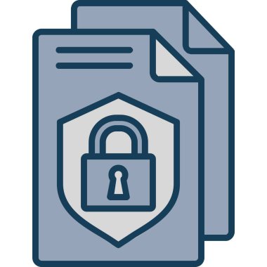 ikon vektör illüstrasyonunu kilitle