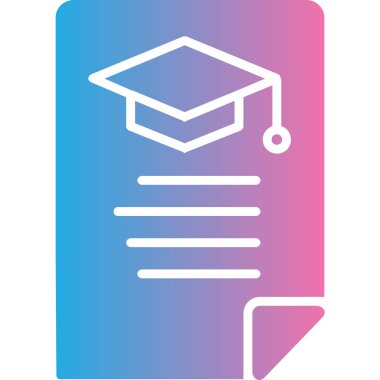 Eğitim simgesinin vektör illüstrasyonu