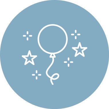 Bir yıldız simgesinin vektör illüstrasyonu