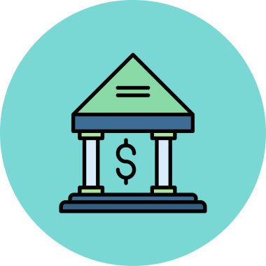 vektör para simgesi illüstrasyonu