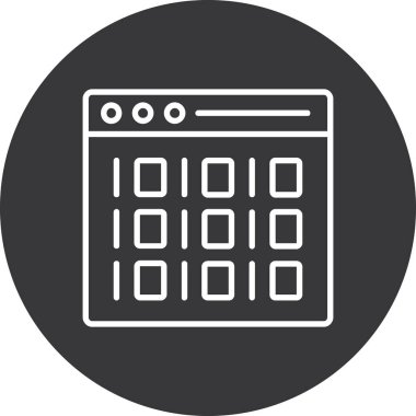 Bilgisayar. Web tasarımı basit simgesi