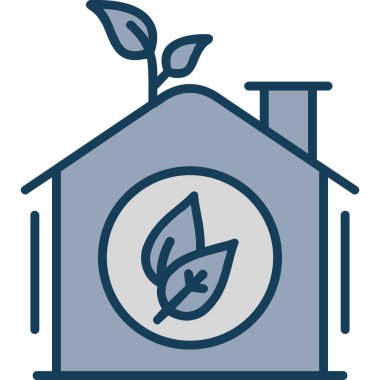 ev simgesi vektör illüstrasyonu