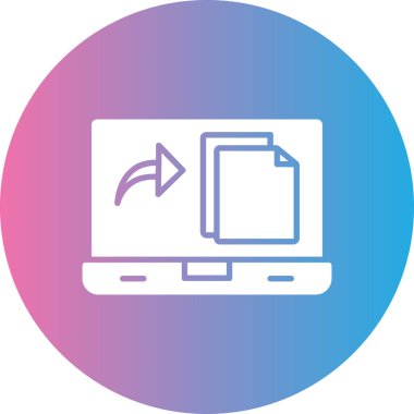 Dosya. Web simgesi basit illüstrasyon