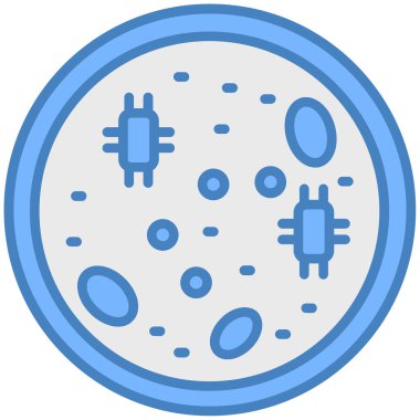 Bakteri ikonu vektör illüstrasyonu. Bakteri işareti. sembol.