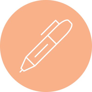 kalem simgesi vektör illüstrasyonu