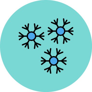 Virüs bakteri simgesi. Web için basit bakteri vektör simgeleri çizimi