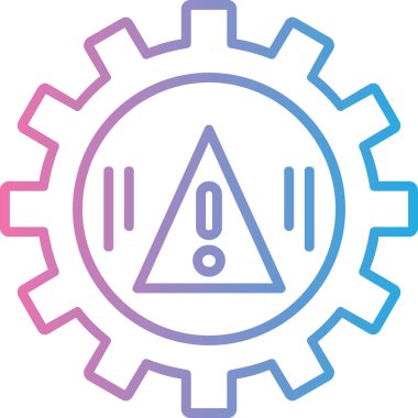 dişli simgesi vektör illüstrasyonu