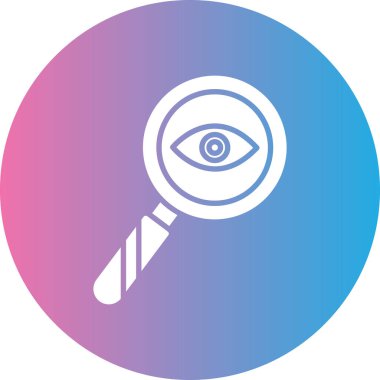 Göz simgesinin vektör illüstrasyonu