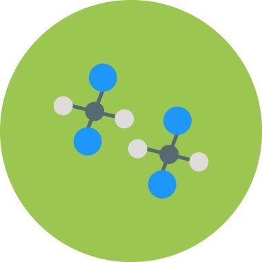 Molekül simgesi vektör illüstrasyonu
