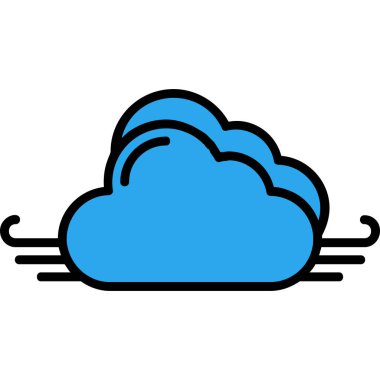 bulut vektör resimleme simgesi