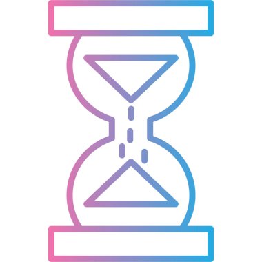 kum saati web simgesi, tasarım vektör çizimi