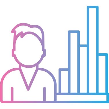 iş insanları simgesi, illüstrasyon