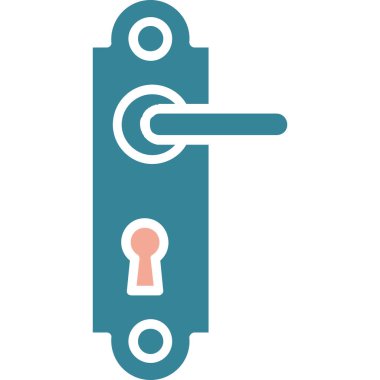 Kapı anahtarı vektör simgesi