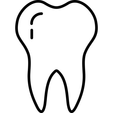 Diş ikonu, dış hat biçimi