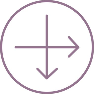 Ok. Web simgesi basit illüstrasyon