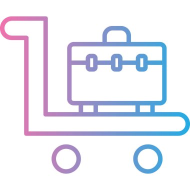 Alışveriş sepetinin vektör illüstrasyonu