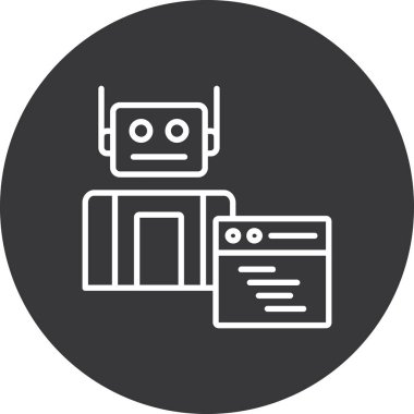 Yazıcı simgesi, vektör illüstrasyonu