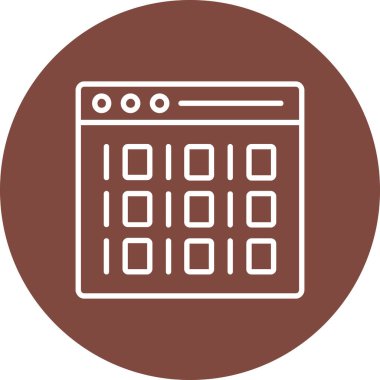 Bilgisayar. Web simgesi basit illüstrasyon