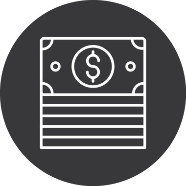 Dolar simgesi vektör illüstrasyonu