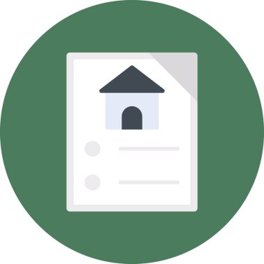 belge simgesi vektör illüstrasyonu