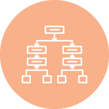 şebeke. Web simgesi basit illüstrasyon