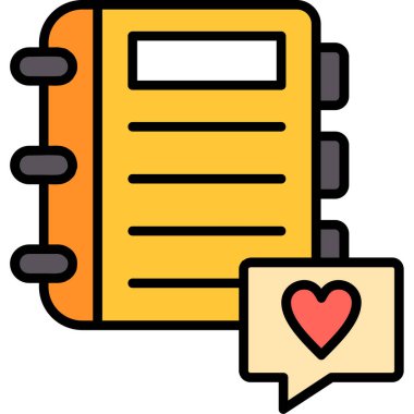 kitap aşk kalp simgesi - özet biçimi