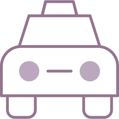 - Araba. Web simgesi basit illüstrasyon