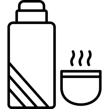 Şişe ikonu. özet vektörü