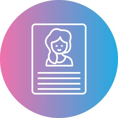 Elinde kitap olan bir kadın avatarı.