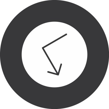 ok simgesinin vektör illüstrasyonu