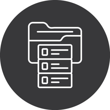 seo modern simgesinin vektör illüstrasyonu